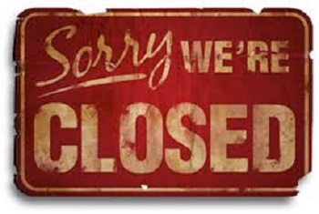 Sorry, we're closed